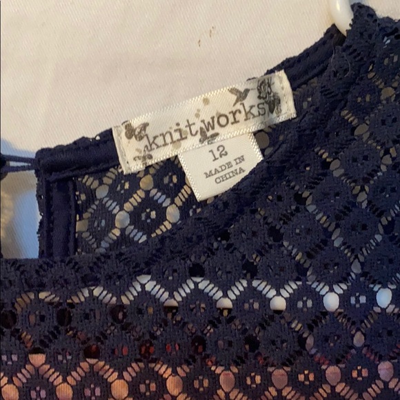 Cold Shoulder Dress, Sz 12 - Picture 4 of 5